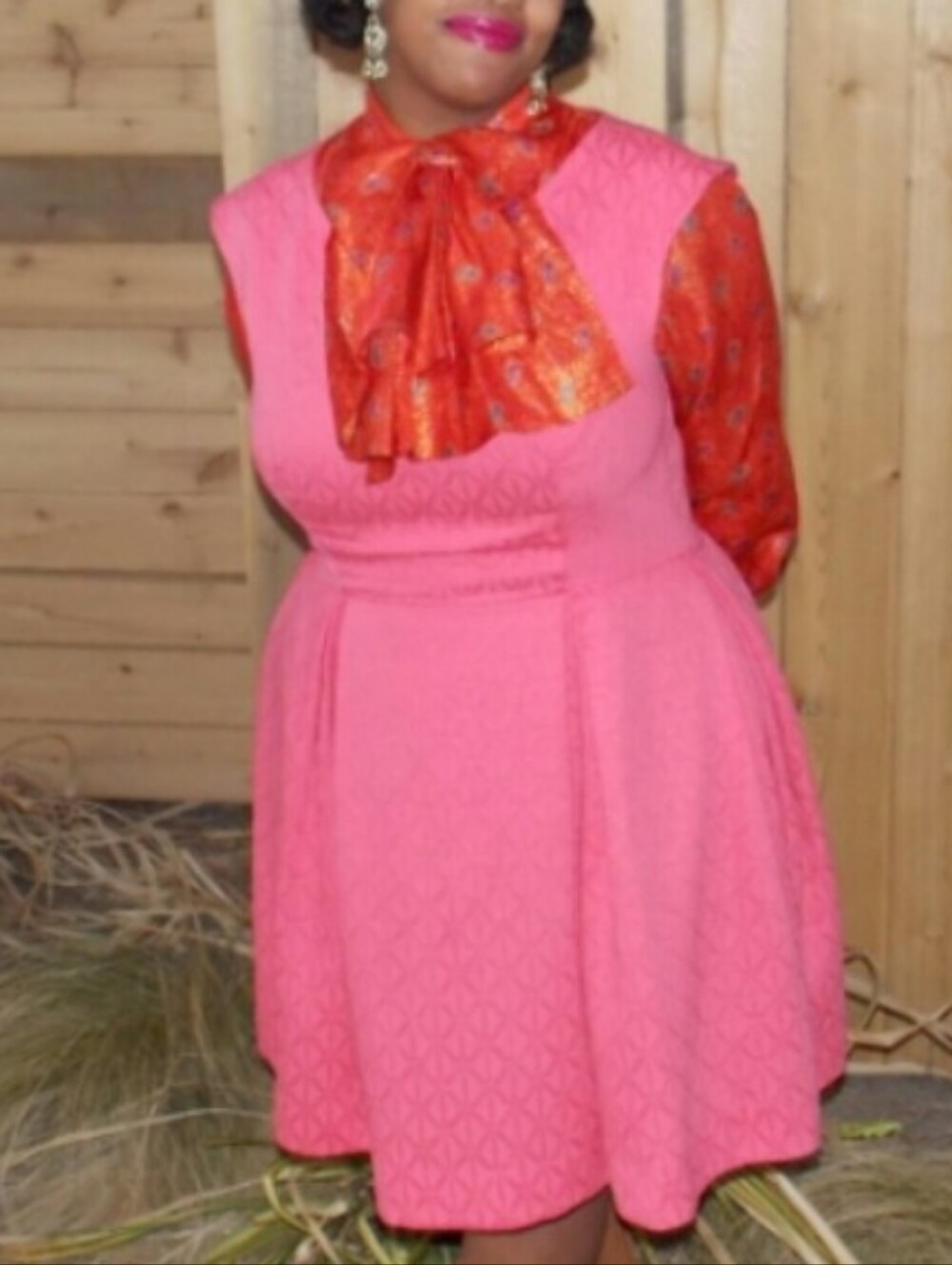 Textured Jacquard Dress from Taylor Dresses via Nordstrom